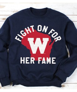 Fight Song Crewneck of Wisconsin Badgers, Wisconsin Badgers Sweatshirt