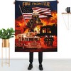 Firefighter Blanket Fireman Gifts for Men Warm Plush Flannel Throw Blankets
