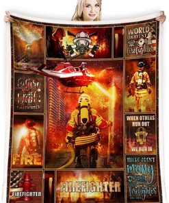 Firefighter Gifts for Men Firefighter Blanket