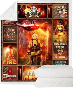 Firefighter Gifts for Men Firefighter Blanket