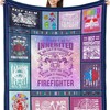 Firefighter Gifts for Women - Firefighter Throw Blankets