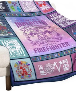 Firefighter Gifts for Women - Firefighter Throw Blankets