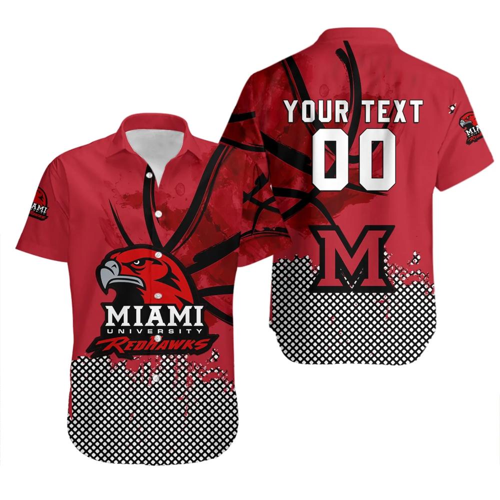 Flaunt Miami Redhawks Hawaiian Shirt for Men and Women - Perfect for Game Day