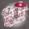 Flaunt Your Team Spirit with Alabama Crimson Tide Flower Circle Logo Hawaiian Shirt