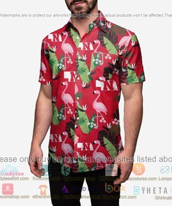 Floral Button-Up Nebraska Cornhuskers Shirt for Game Day