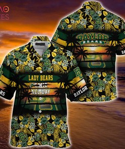 Floral Patterned Baylor Bears Hawaiian Shirt - Perfect for Sports Enthusiasts