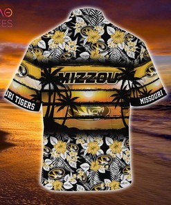 Floral Patterned Missouri Tigers Summer Hawaiian Shirt for Sports Enthusiasts