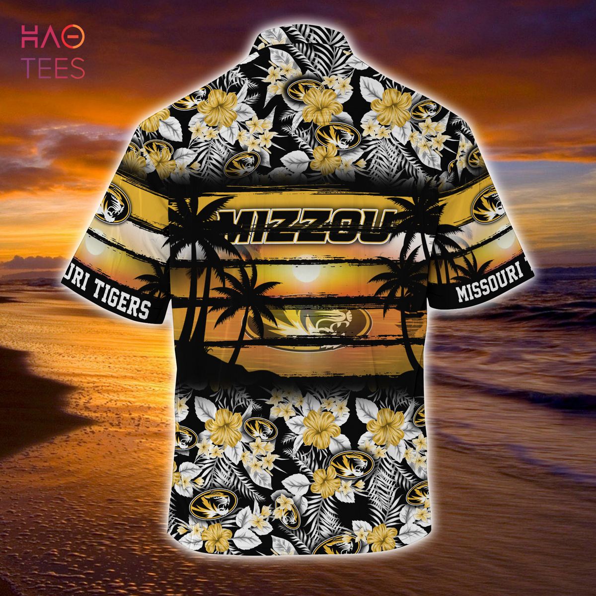 Floral Patterned Missouri Tigers Summer Hawaiian Shirt for Sports Enthusiasts