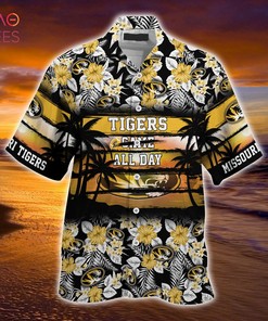 Floral Patterned Missouri Tigers Summer Hawaiian Shirt for Sports Enthusiasts
