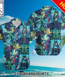 Floral Tropical California Golden Bears Hawaiian Shirt