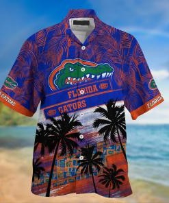 Florida Gators NCAA Palm Tree Pattern Hawaii Shirt For Sports Fans