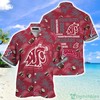 For the Bold: Washington State Cougars Coconut Red Hawaiian Shirt 
