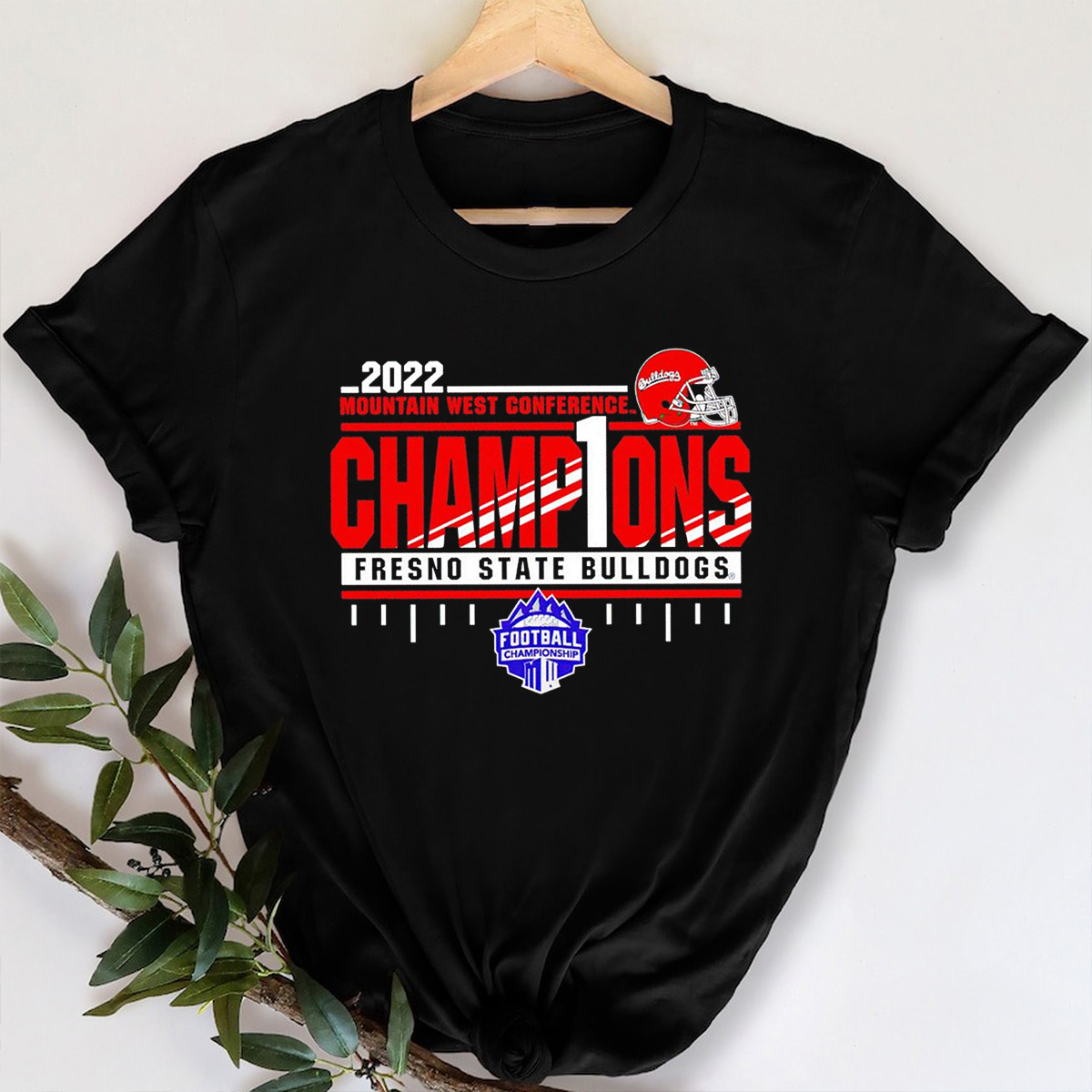 Fresno State Bulldogs 2022 Mountain West Football Conference Champions Shirt - Commemorative Edition
