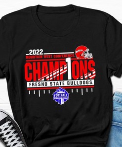Fresno State Bulldogs 2022 Mountain West Football Conference Champions Shirt - Commemorative Edition