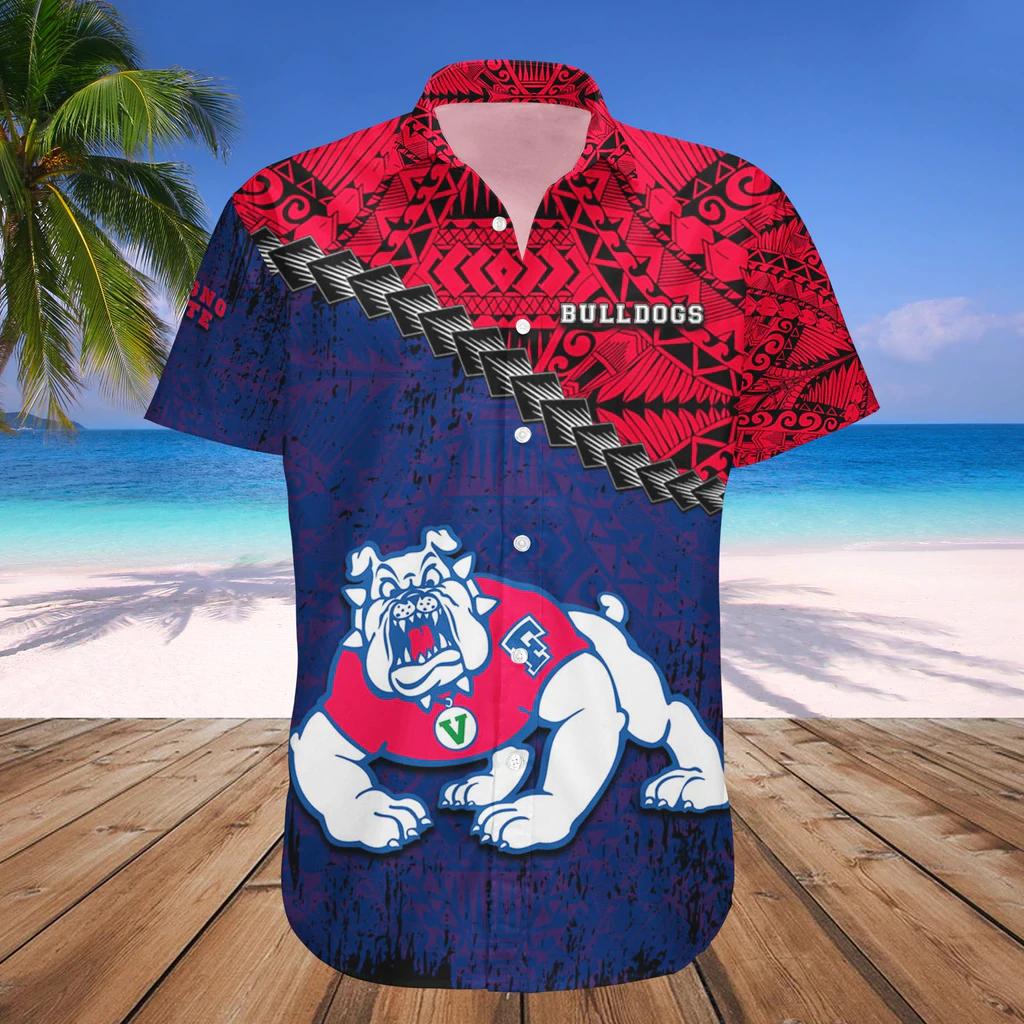Fresno State Bulldogs Classic Hawaiian Shirt - Great Quality