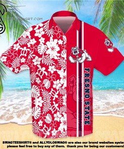 Fresno State Bulldogs Sports American Football Full Printing Hawaiian Shirt - Best Quality