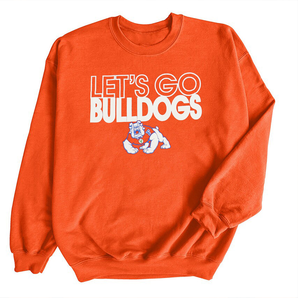 Fresno State Shirt NCAA Lets Go Bulldogs Logo Football - Show Your Team Spirit