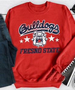 Fresno State University Adult T-Shirt Bulldogs - Official Team Apparel