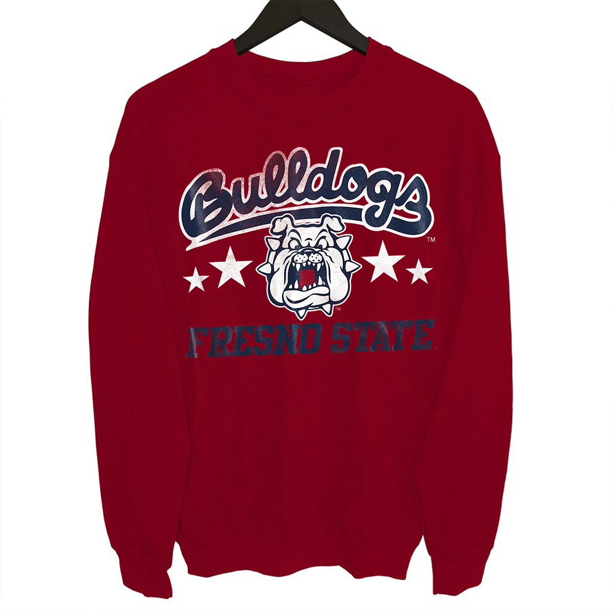 Fresno State University Adult T-Shirt Bulldogs - Official Team Apparel