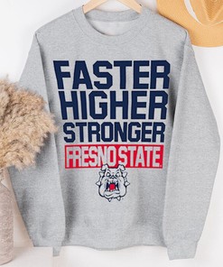 Fresno State University Bulldogs NCAA Logo Workout T-Shirt - Athletic Apparel