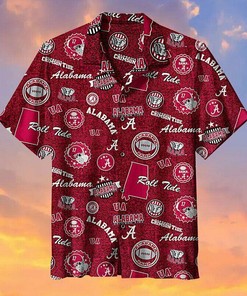Full Size Alabama Crimson Unisex Hawaiian Shirt with Unique Design 