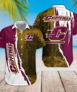 Fun Hawaiian Shirt for Central Michigan Chippewas Fans