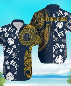 Funny Notre Dame Fighting Irish Hawaiian Shirt with Unique Design