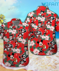 Georgia Bulldogs Mickey Mouse Hawaiian Shirt - Perfect Gift