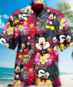 Georgia Bulldogs Mickey Mouse UGA Hawaiian Shirt - Perfect Gift