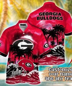 Georgia Bulldogs NCAA Best Hawaiian Shirt Ever- Customize Any Team Any League
