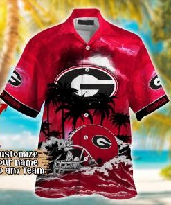 Georgia Bulldogs NCAA Best Hawaiian Shirt Ever- Customize Any Team Any League