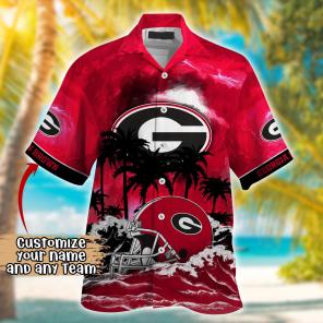 Georgia Bulldogs NCAA Best Hawaiian Shirt Ever- Customize Any Team Any League