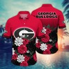 Georgia Bulldogs NCAA Flower Hawaii Shirt For Fans Ver 14