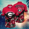 Georgia Bulldogs NCAA Flower Hawaii Shirt For Fans Ver 18