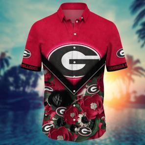 Georgia Bulldogs NCAA Flower Hawaii Shirt For Fans Ver 18