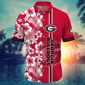 Georgia Bulldogs NCAA Flower Hawaii Shirt For Fans Ver 19
