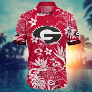 Georgia Bulldogs NCAA Flower Hawaii Shirt For Fans Ver 28