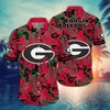 Georgia Bulldogs NCAA Flower Hawaii Shirt For Fans Ver 29
