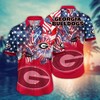 Georgia Bulldogs NCAA Flower Hawaii Shirt For Fans Ver 32