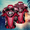 Georgia Bulldogs NCAA Flower Hawaii Shirt For Fans Ver 34