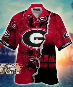 Georgia Bulldogs NCAA Flower Hawaii Shirt For Fans Ver 36