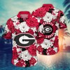 Georgia Bulldogs NCAA Flower Hawaii Shirt For Fans Ver 8