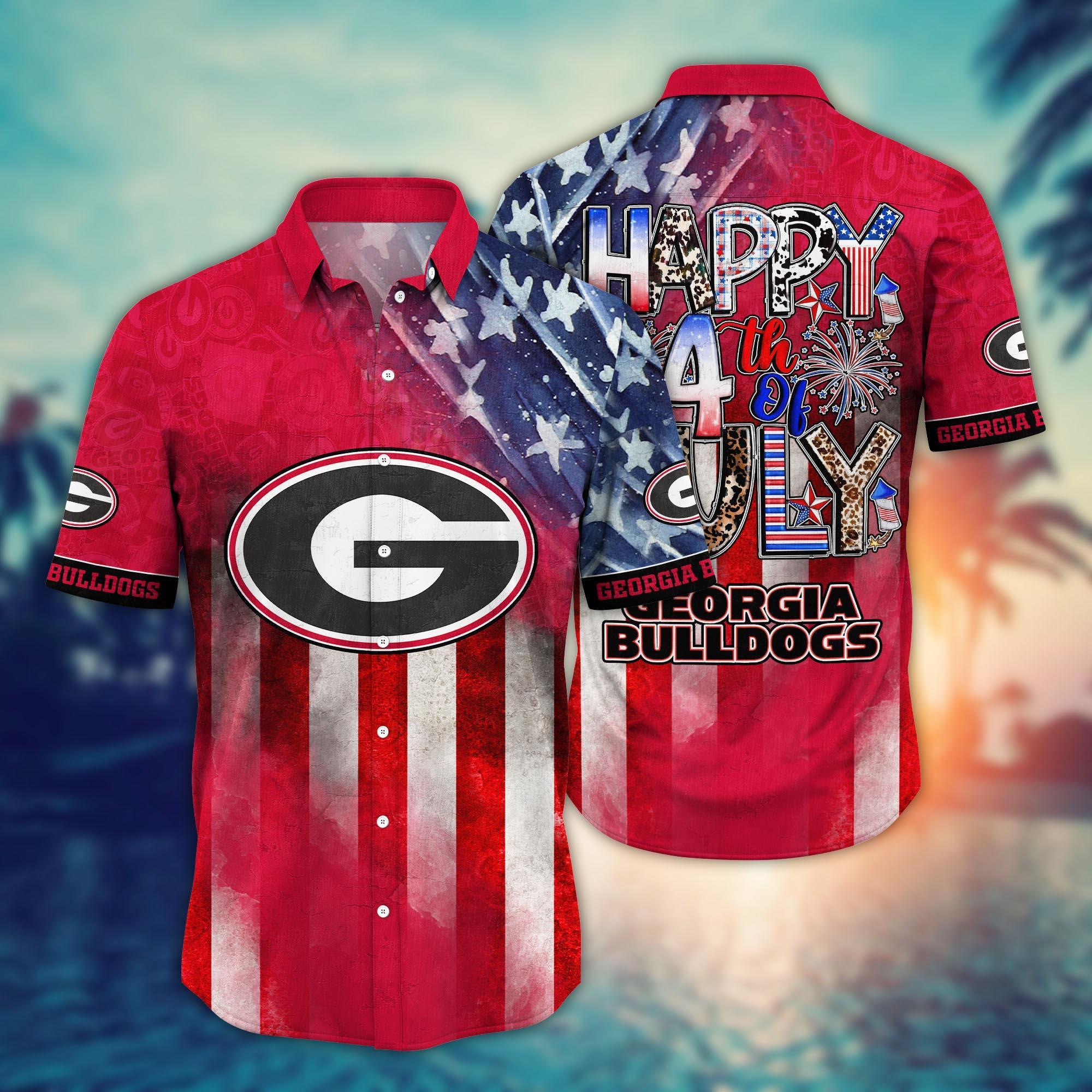 Georgia Bulldogs NCAA Hawaii Shirt Ver 1