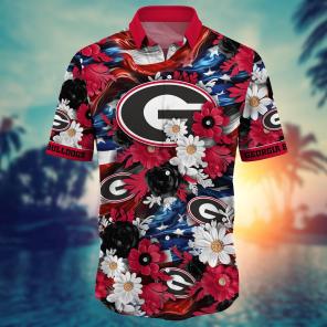 Georgia Bulldogs NCAA Hawaii Shirt Ver 2