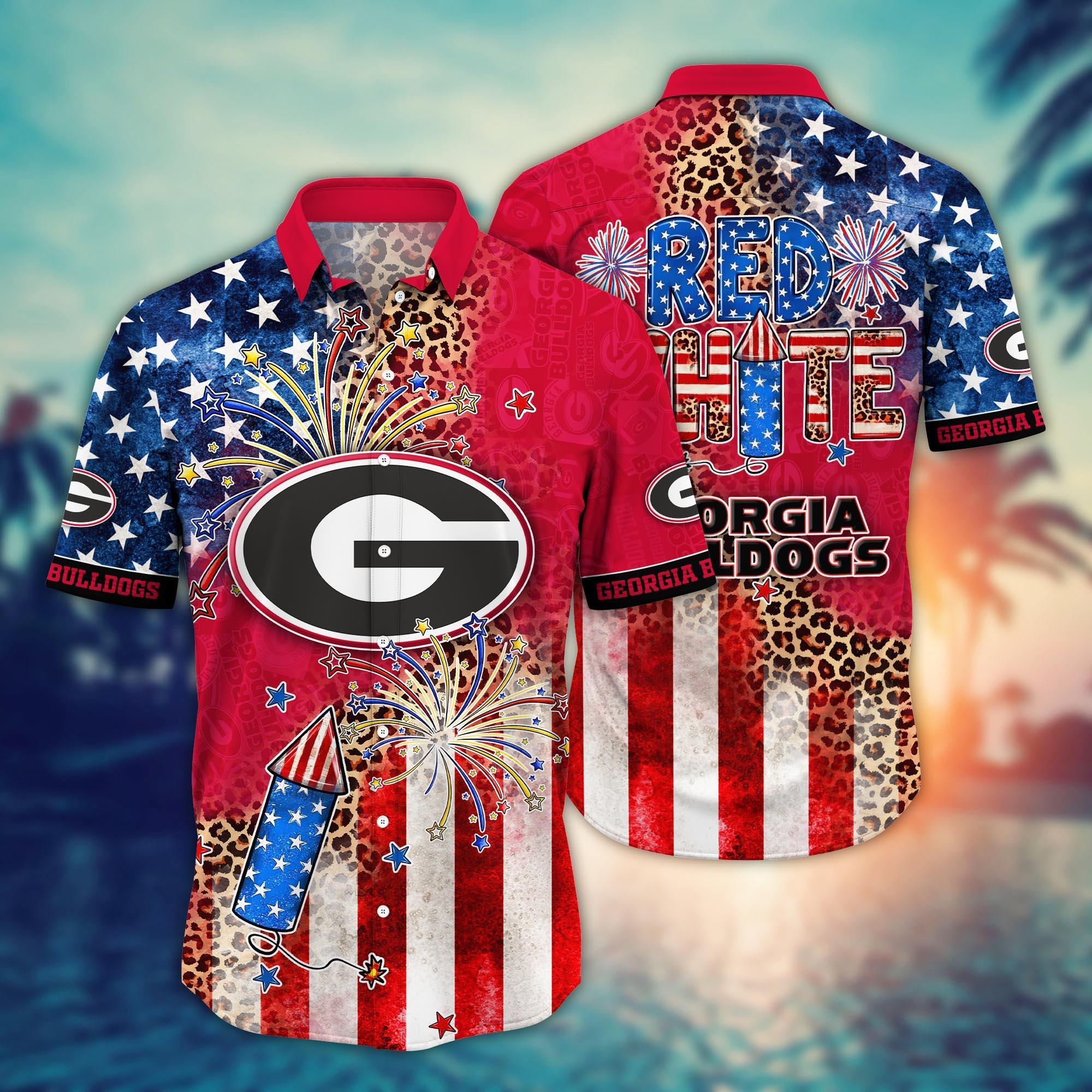 Georgia Bulldogs NCAA Hawaii Shirt Ver 3