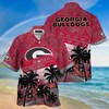 Georgia Bulldogs NCAA Palm Tree Pattern Hawaii Shirt For Sports Fans