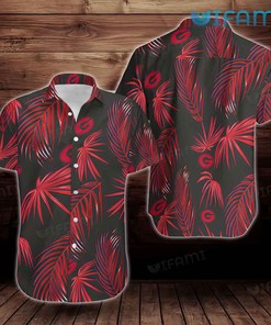 Georgia Bulldogs Palm Leaves Hawaiian Shirt - Gift For Fans