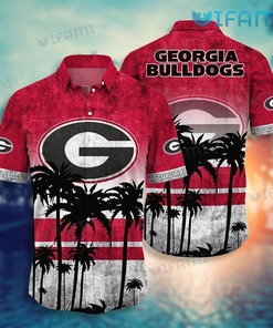 Georgia Bulldogs Palm Tree Hawaiian Shirt - Perfect Gift