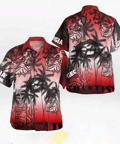 Georgia Bulldogs Palm Tree NCAA Hawaiian Shirt - UGA Style