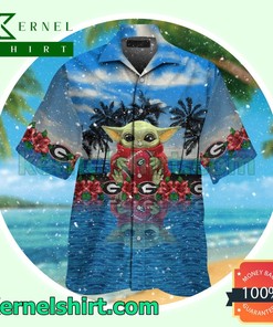 Georgia Bulldogs & Snoopy Summer Hawaiian Shirt - Perfect Gift
